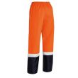 HR6965-Orange/navy Hivis Taped Rain Overtrouser