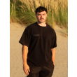 JFMFT-Black, Cloke Monowai Fleece Tee