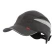 PF106E-Black Bump cap long peak