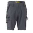 T1330-Charcoal, FLEX & MOVE™ STRETCH UTILITY ZIP CARGO SHORT