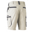 T1330-Stone, FLEX & MOVE™ STRETCH UTILITY ZIP CARGO SHORT