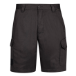 T550 - Charcoal Syzmik Mens Streetworx Tough Short